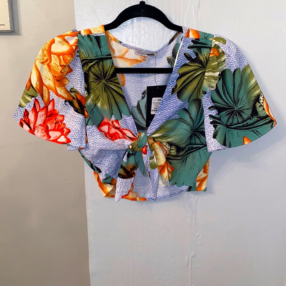 Fashion Nova tropical top